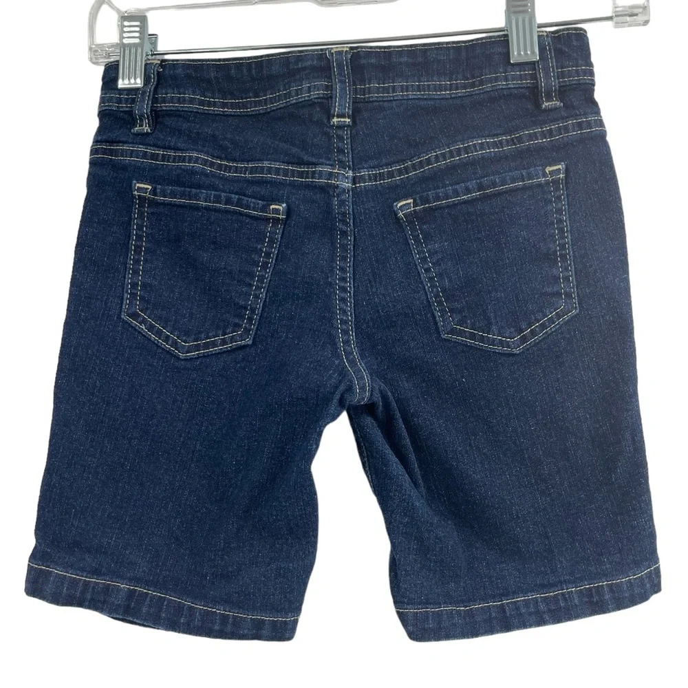 Faded Glory Dark Wash Denim Jean Shorts Size 8